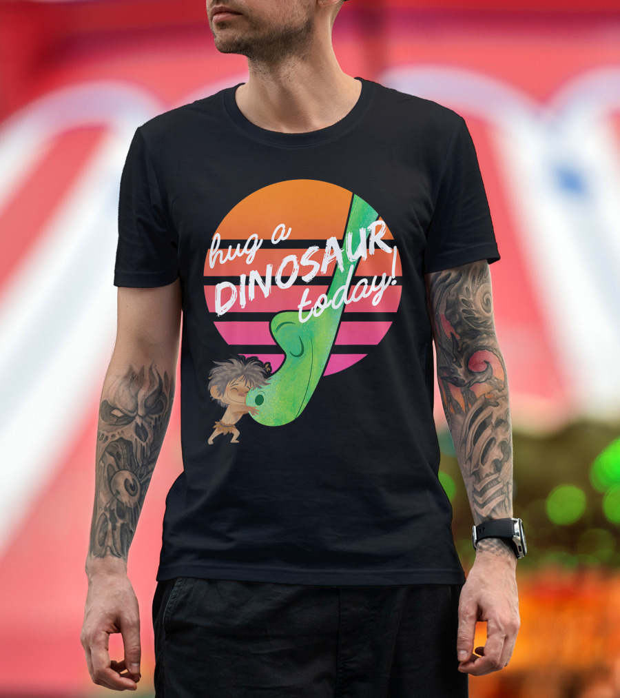 Hug a Dinosaur Today Disney Pixar Good Dinosaur T-Shirt