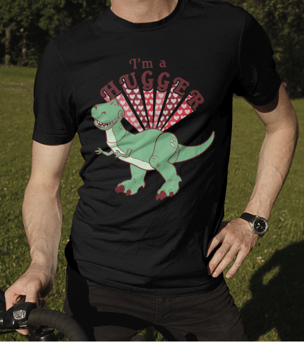 I'm A Hugger Rex Disney Pixar Toy Story Hearts T-Shirt