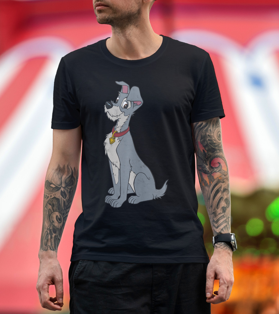 Disney Lady and the Tramp Tramp Simple Classic T-Shirt