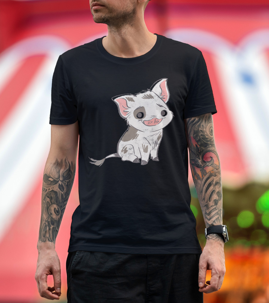Disney Moana Pua Character Cute Cartoon T-Shirt