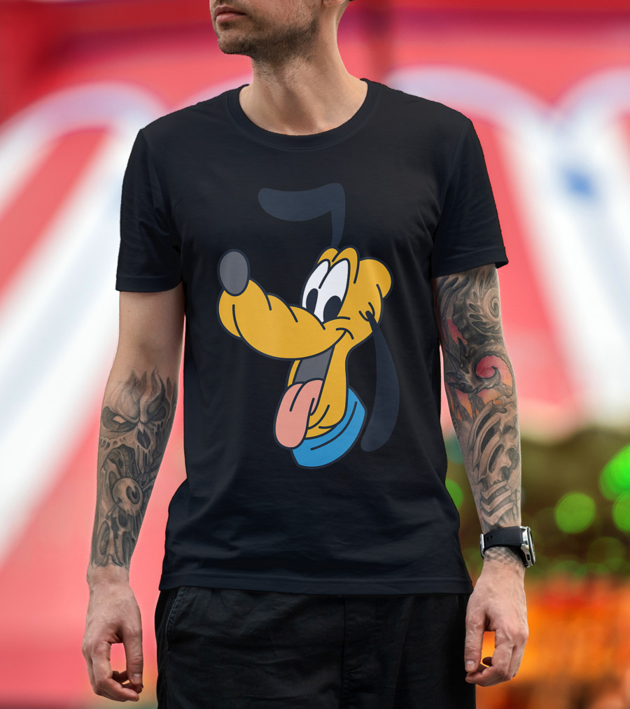 Disney Pluto Character Face T-Shirt