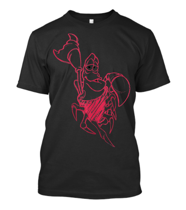 Disney The Little Mermaid Sebastian Red Sketch T-Shirt