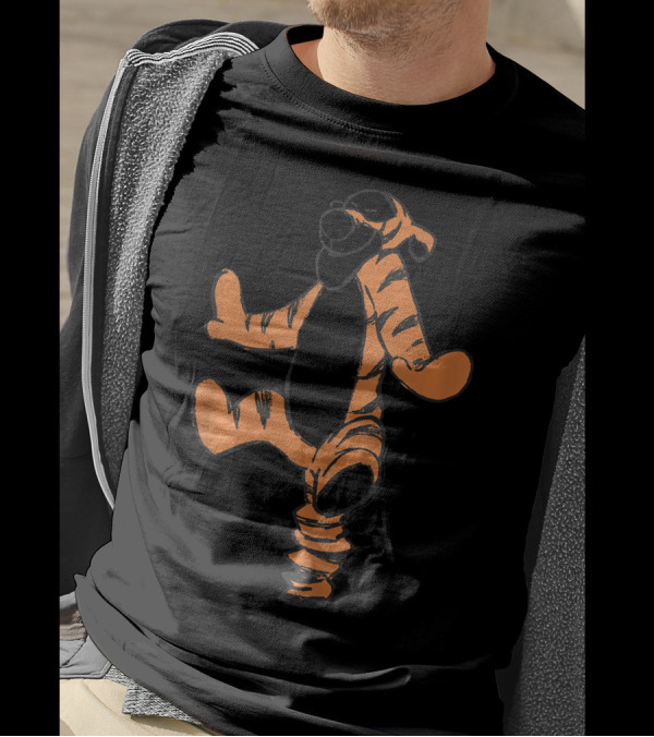Disney Winnie The Pooh Tigger Character Sketch T-Shirt