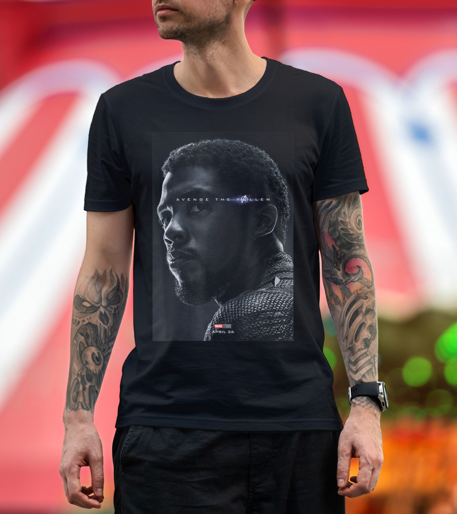 Marvel Avengers Endgame Avenge The Fallen Black Panther April 26 T-Shirt