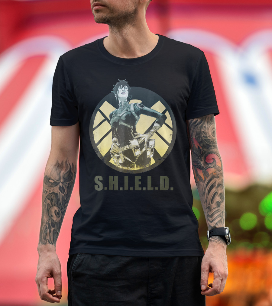 Marvel Maria Hill S.H.I.E.L.D. Agents of Shield Pose T-Shirt