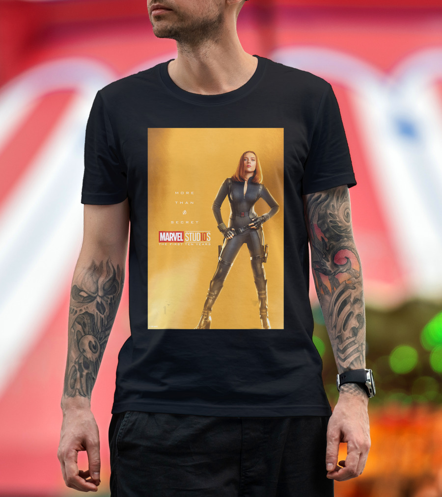 Marvel Studios The First Ten Years More Than a Secret Black Widow T-Shirt