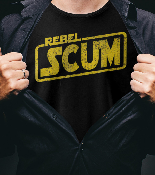 Rebel Scum 70s Sci-Fi Geek T-Shirt
