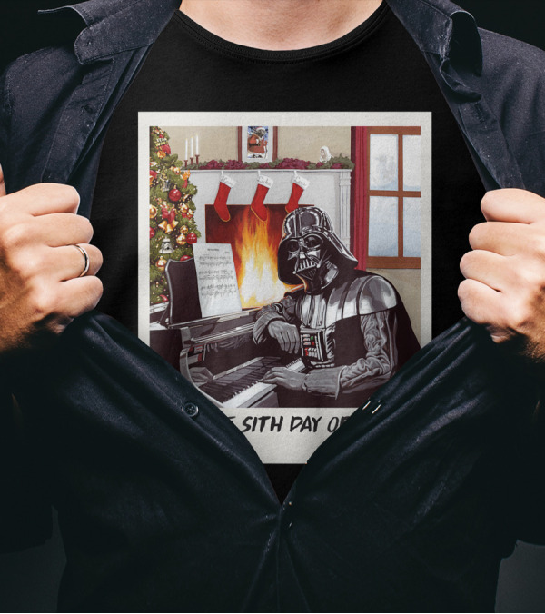 Star Wars Darth Vader On The Sith Day Of Xmas Holiday T-Shirt