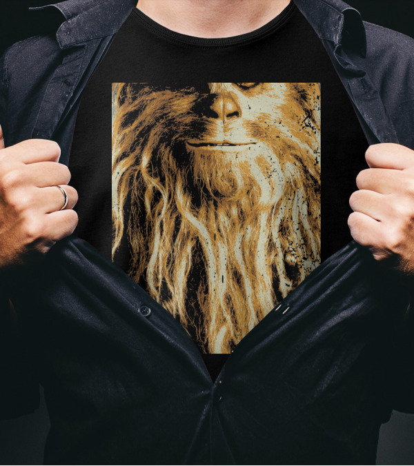 Star Wars Han Solo Chewbacca Co-Pilot Movie T-Shirt