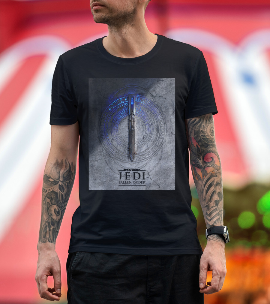 Star Wars Jedi Fallen Order Lightsaber Teaser Image T-Shirt