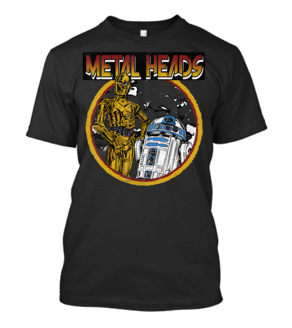 Metal Heads Star Wars R2-D2 C-3PO Circle T-Shirt