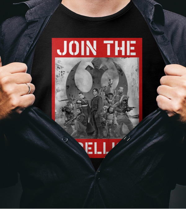 Join The Rebellion Star Wars Rogue One Rebel Alliance Force T-Shirt