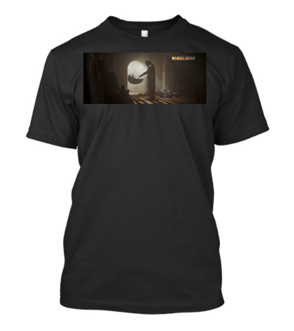 Star Wars The Mandalorian Encounter With The Child Scene T-Shirt