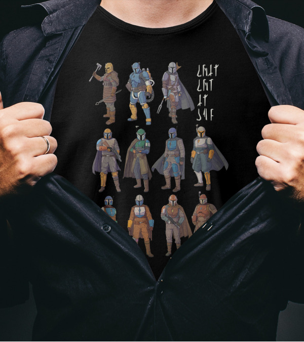 The Mandalorian Bounty Hunters This Is The Way Star Wars Icons T-Shirt