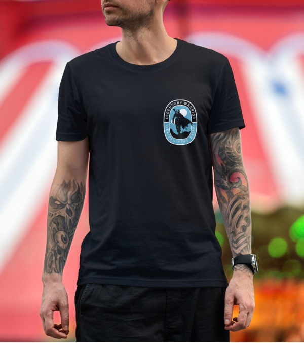 Premium T-Shirt: Legendary Warrior Greatest in the Galaxy Star Wars The Mandalorian Chest T-Shirt Legendary Warrior Greatest in the Galaxy Star Wars The Mandalorian Chest T-Shirt