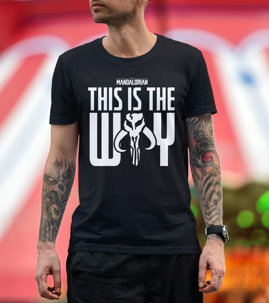 The Mandalorian This Is The Way Mythosaur Emblem T-Shirt