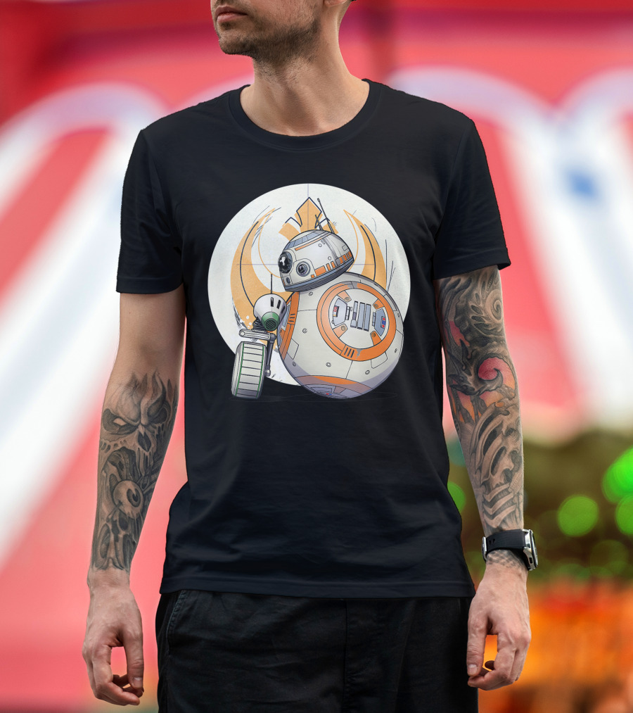 Star Wars The Rise Of Skywalker BB-8 D-O Droid Friends Rebel Alliance T-Shirt