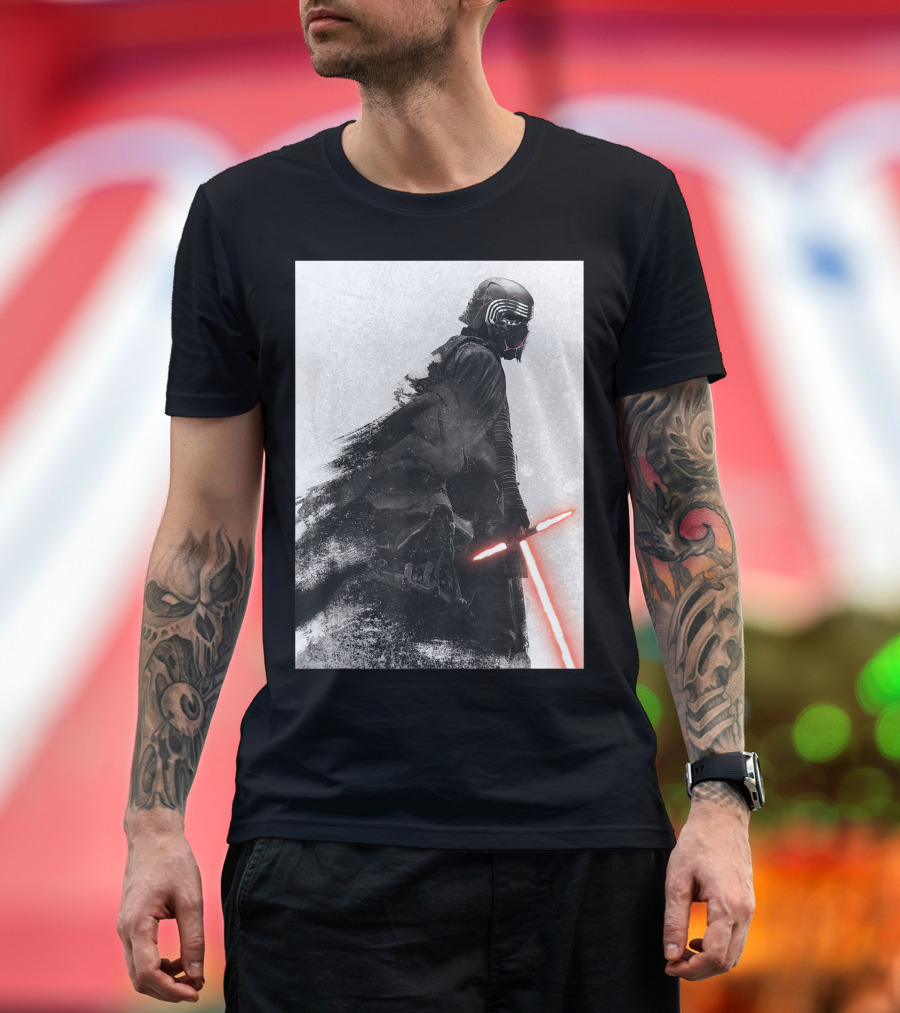 Star Wars The Rise Of Skywalker Kylo Ren Lightsaber Duel T-Shirt