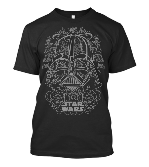 Star Wars Vader Sugar Skull Rose T-Shirt