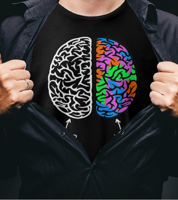 Your Brain My Brain Great Autism Dyslexia ADHD ASD Neurodiversity Brain T-Shirt