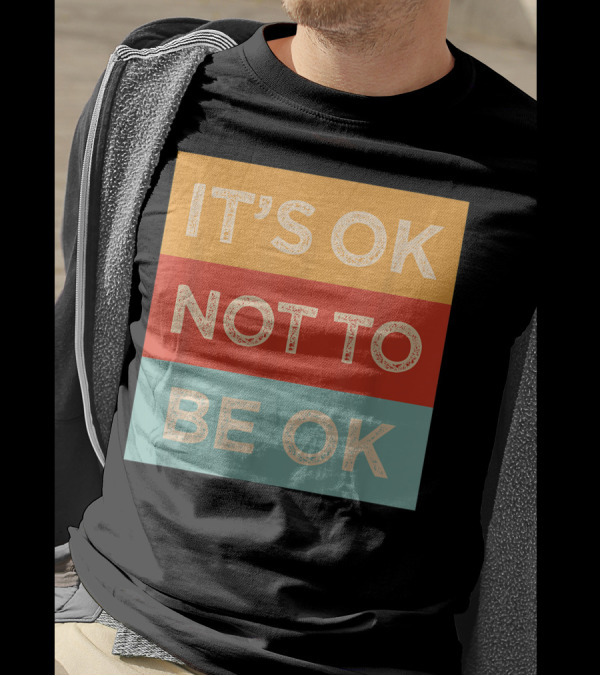 It's Ok Not To Be Ok Autism Puzzle Aspies Aspergers T-Shirt