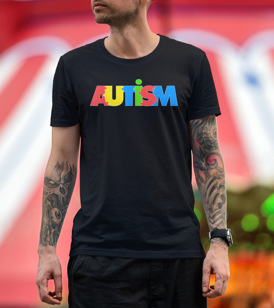 Autism Awareness Puzzle Day Month Autism T-Shirt
