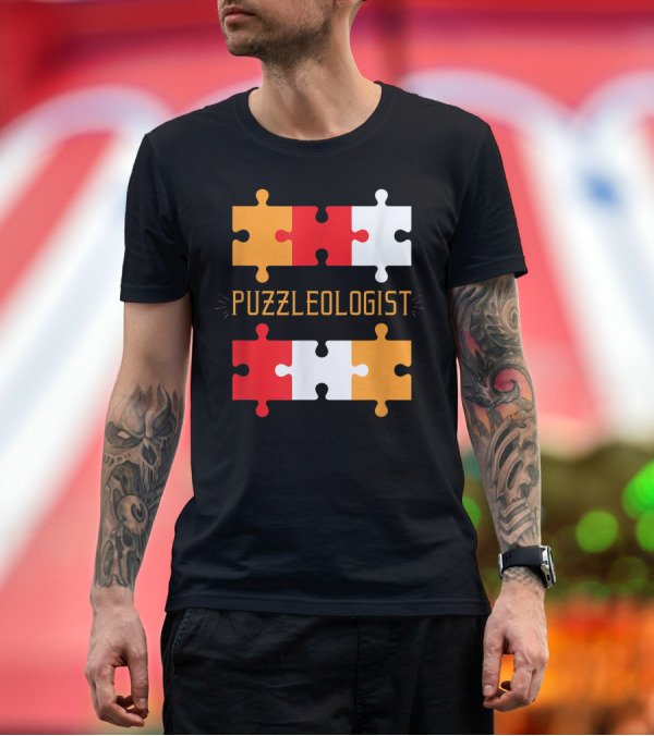 Premium T-Shirt: Puzzleologist Puzzle Lover T-Shirt Puzzleologist Puzzle Lover T-Shirt