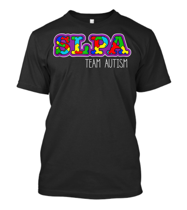 SLPA Team Autism Puzzle Piece T-Shirt