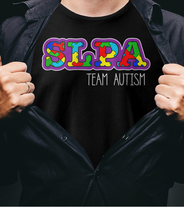 SLPA Team Autism Puzzle Piece T-Shirt