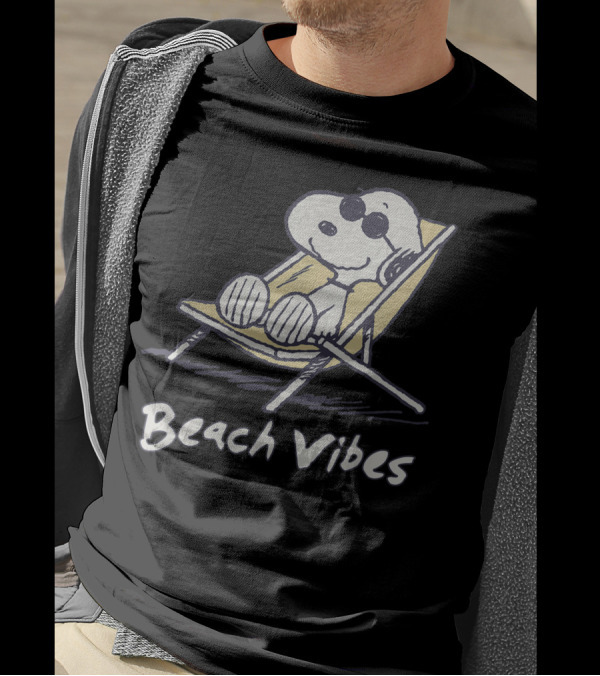 Snoopy Beach Vibes Peanuts Family Fun T-Shirt