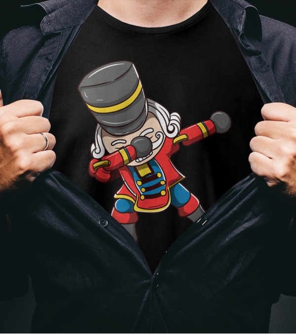 Dabbing Nutcracker Squad Holiday Dance Move T-Shirt