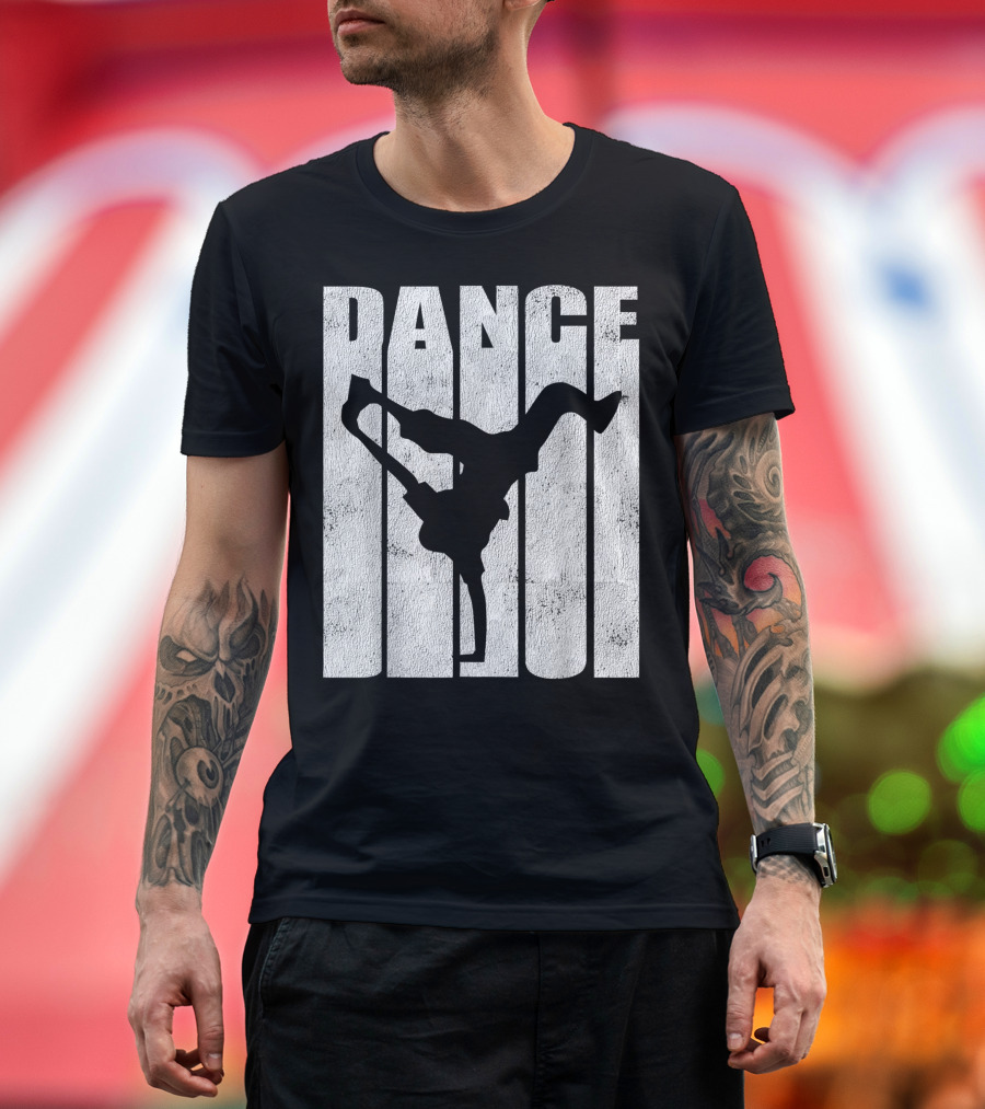 Hip Hop Breakdance B Boy Dance Silhouette Cool T-Shirt