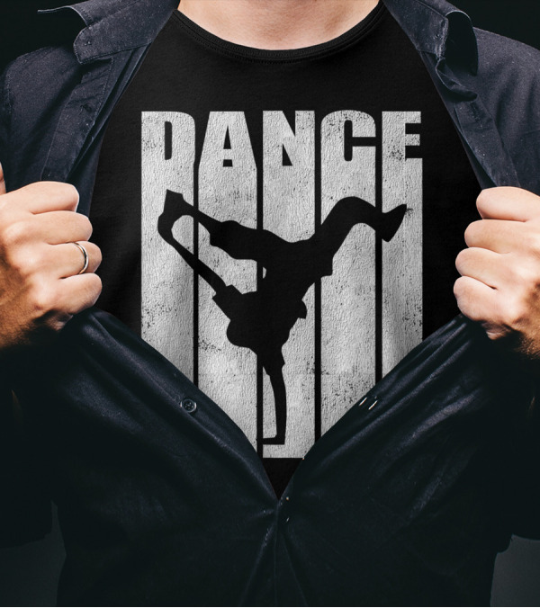 Hip Hop Breakdance B Boy Dance Silhouette Cool T-Shirt