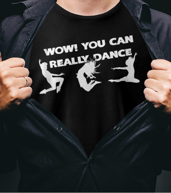 WOW You Can Really Dance Silhouette Trio Movement T-Shirt