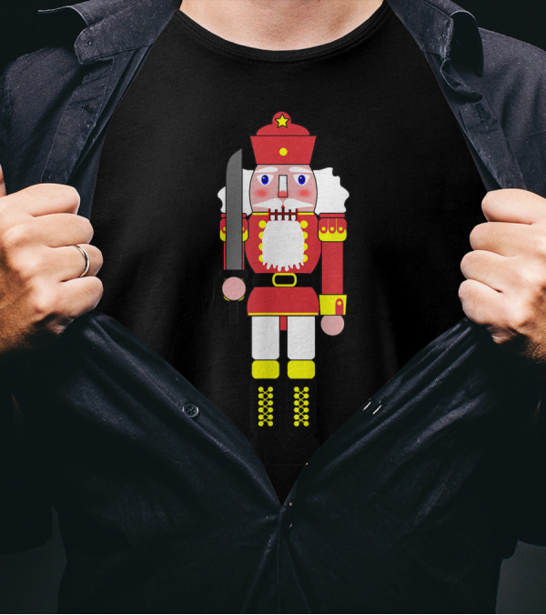 Christmas Nutcracker Ballet Soldier Fun Holiday Xmas T-Shirt
