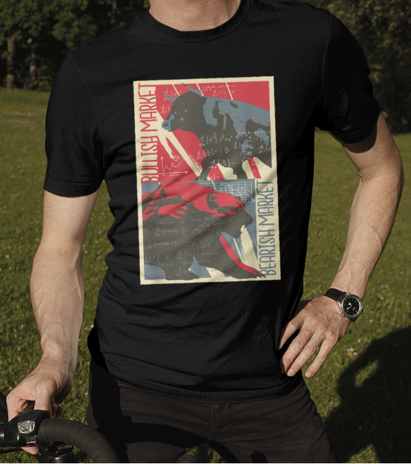 Bullish Market Bearish Market Bulls And Bears Stock Market Trader Make Money T-Shirt