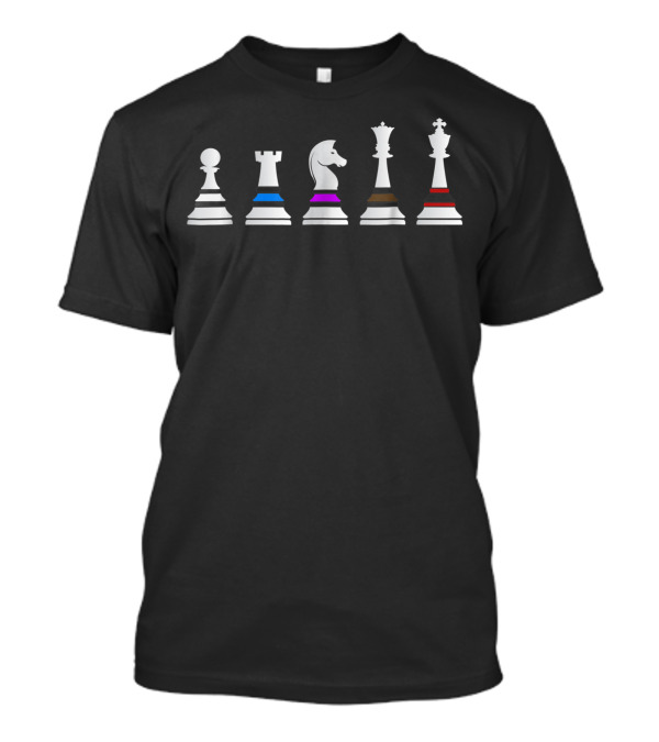 Chess Pieces Jiu Jitsu BJJ Jujitsu Belt Colors T-Shirt