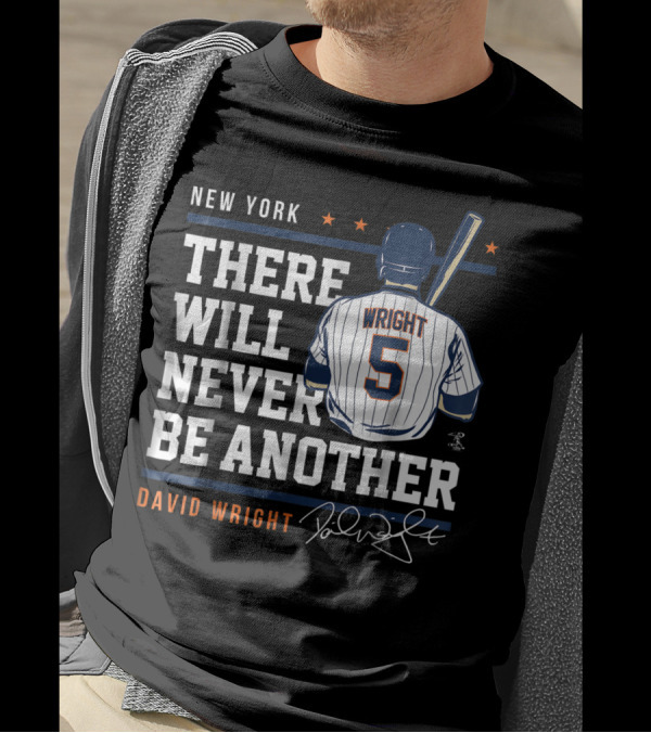 David Wright New York There Will Never Be Another 5 T-Shirt