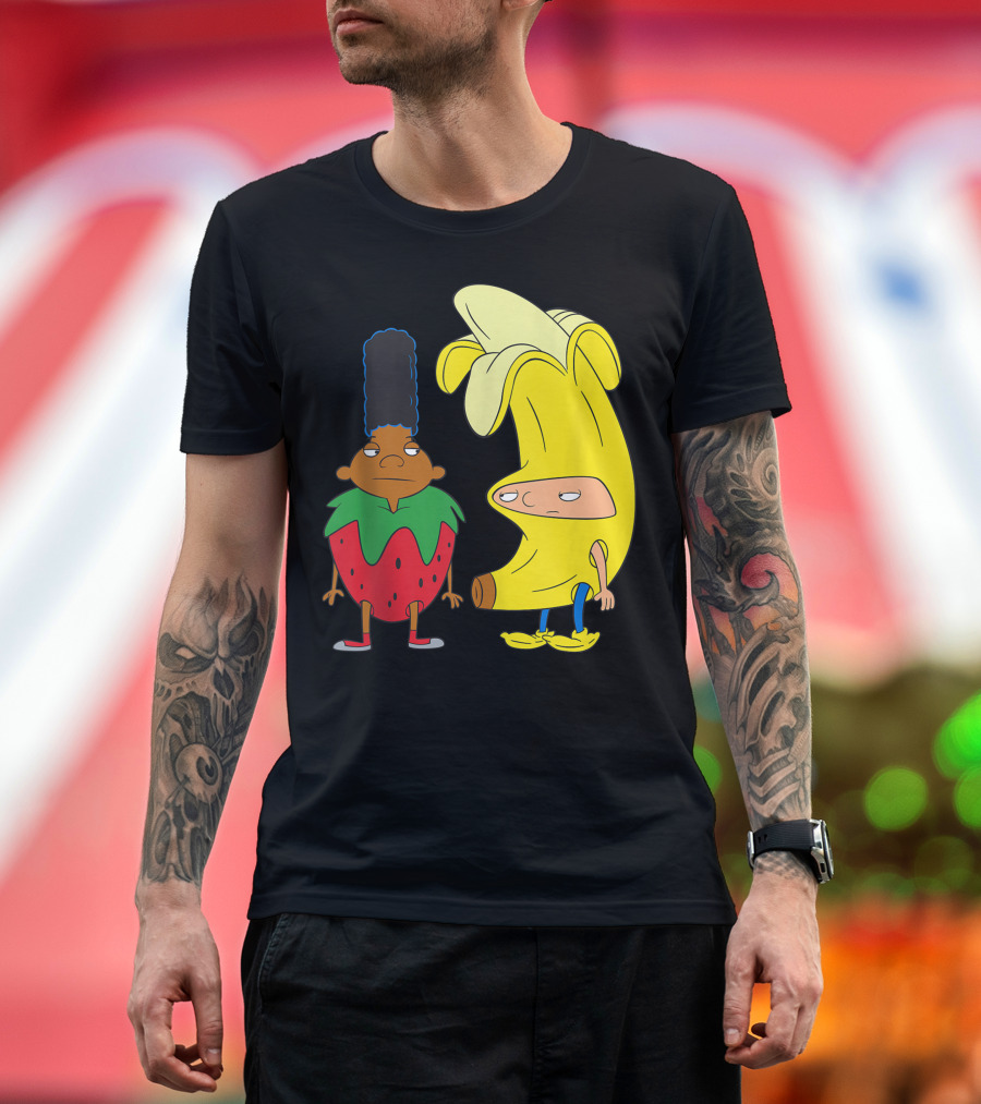 Gerard and Arnold in Strawberry and Banana Costumes T-Shirt