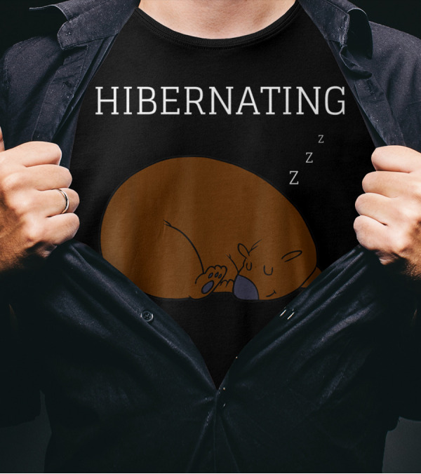 HIBERNATING Zzz Bear T-Shirt