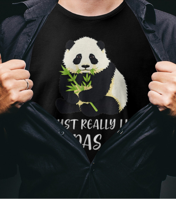 I Just Really Like Pandas Ok I Love Panda Cute T-Shirt