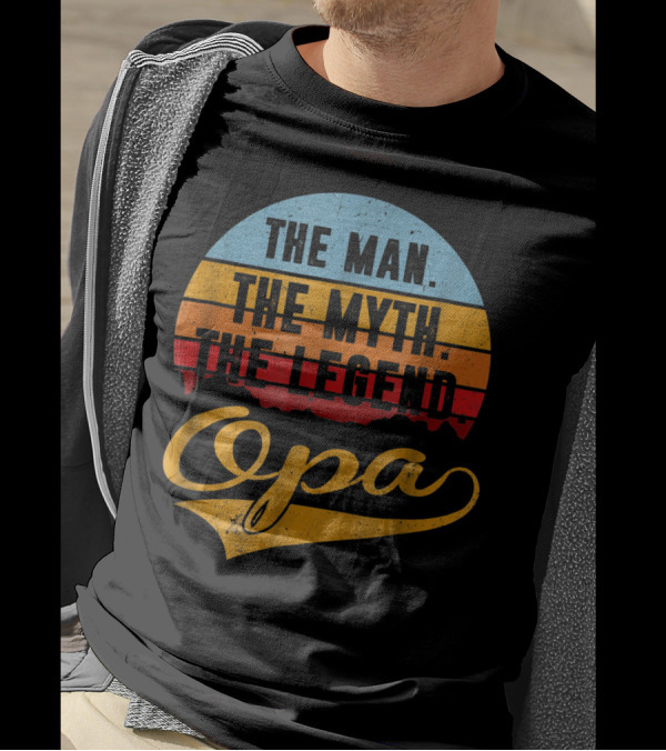 The Man The Myth The Legend Opa Vintage T-Shirt