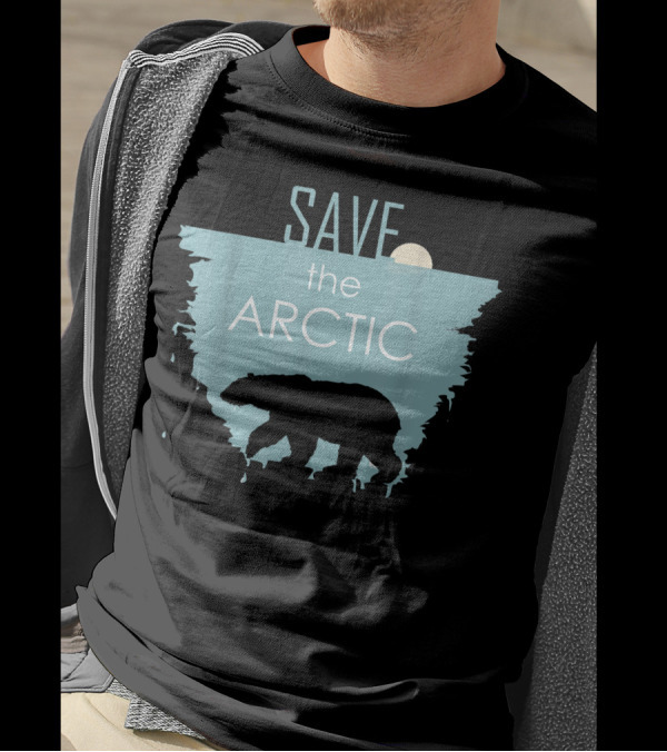 Save The Arctic Polar Bear Conservation T-Shirt