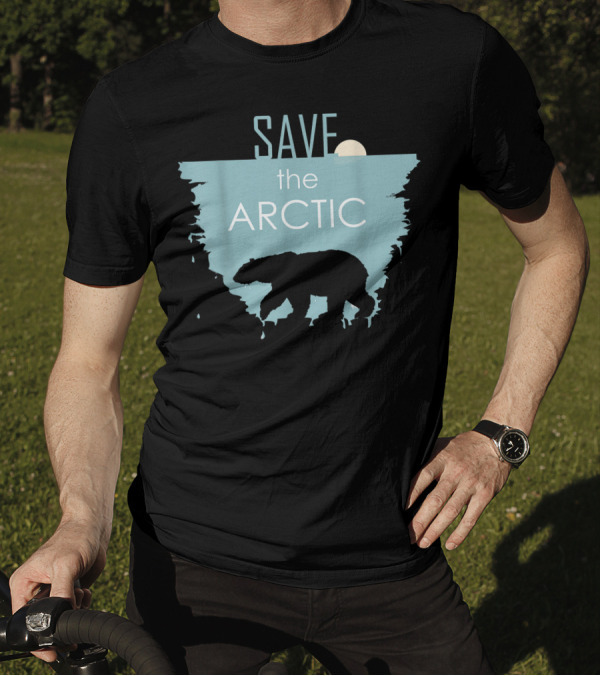 Save The Arctic Polar Bear Conservation T-Shirt