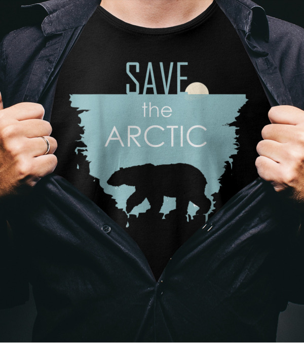Save The Arctic Polar Bear Conservation T-Shirt