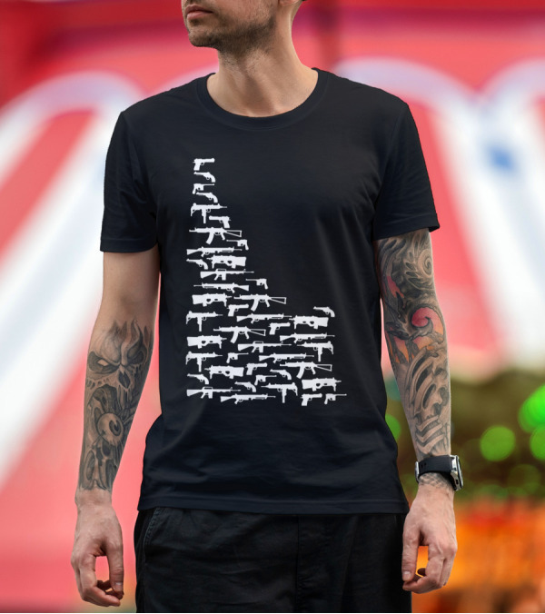 Premium T-Shirt: State of Idaho Guns 2nd Amendment Map T-Shirt State of Idaho Guns 2nd Amendment Map T-Shirt