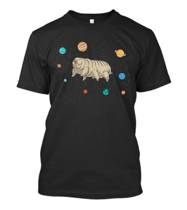 Tardigrade Among Planets Space Microbiologist Extraterrestrial Exploration T-Shirt