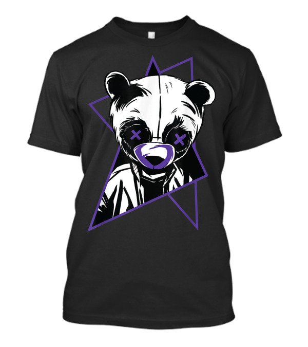 Teddy Bear X Eyes Matching Jordan 12 Dark Concord T-Shirt