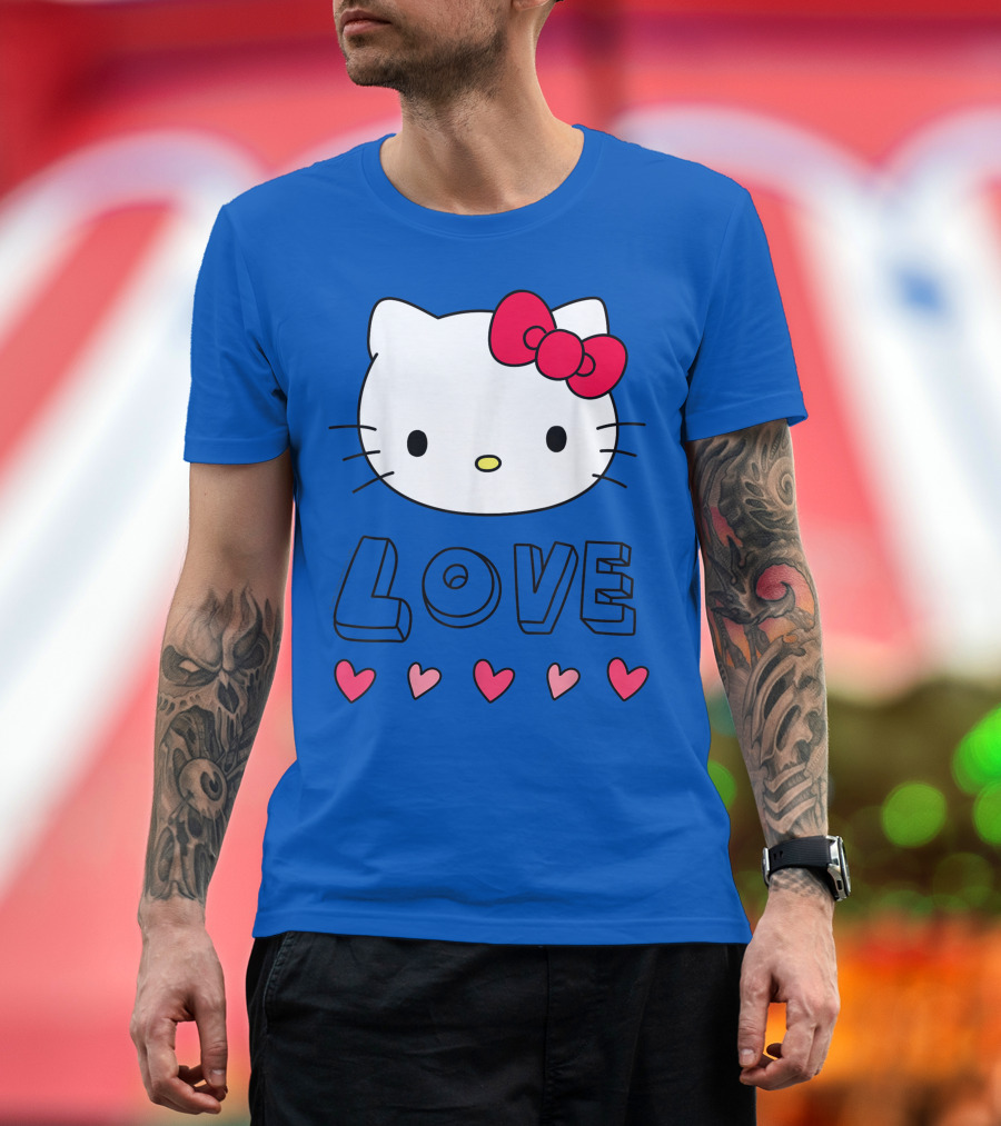 Hello Kitty Love with Hearts Valentines T-Shirt