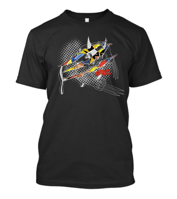 Marvel X Men Wolverine Snikt Logan Claw Marks T-Shirt